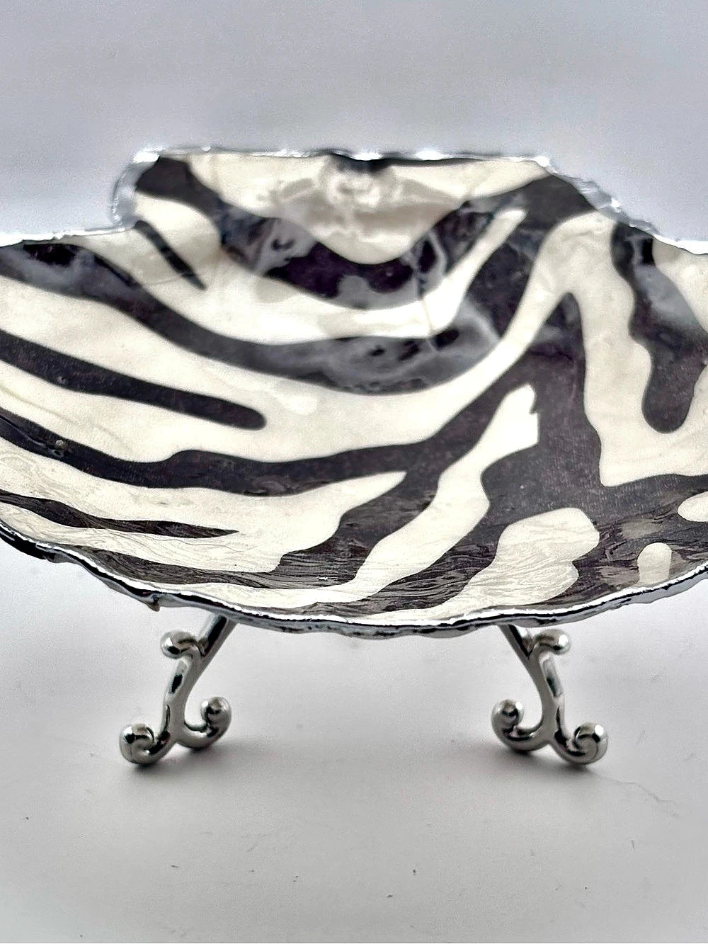 Black & White Animal Print Decorative Dish - Picture 3 of 4